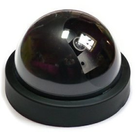 Imitation Dummy Security Camera Dome With Flashing LED Light