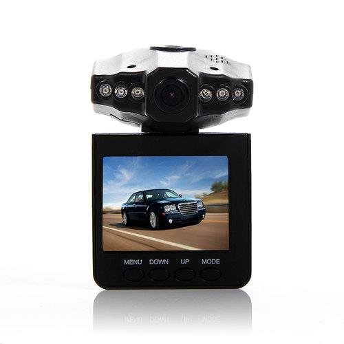 2.5″ TFT LCD Screen HD 720P High Solution Colorful Video & audio Camera CCTV Nightvision Vehicle Car DVR Road Eye Dash Cam Recorder Traffic Dashboard Camcorder – 270 degrees Rotatable whirl 6 LED Mini Portable Recorder Camera, Microphone Built In
