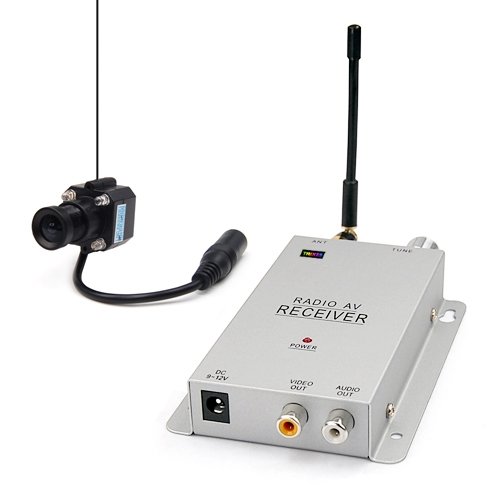 DIGIFLEX CCTV Spy Security Colour Wireless Camera Internal with Night Vision & Adjustable Focus